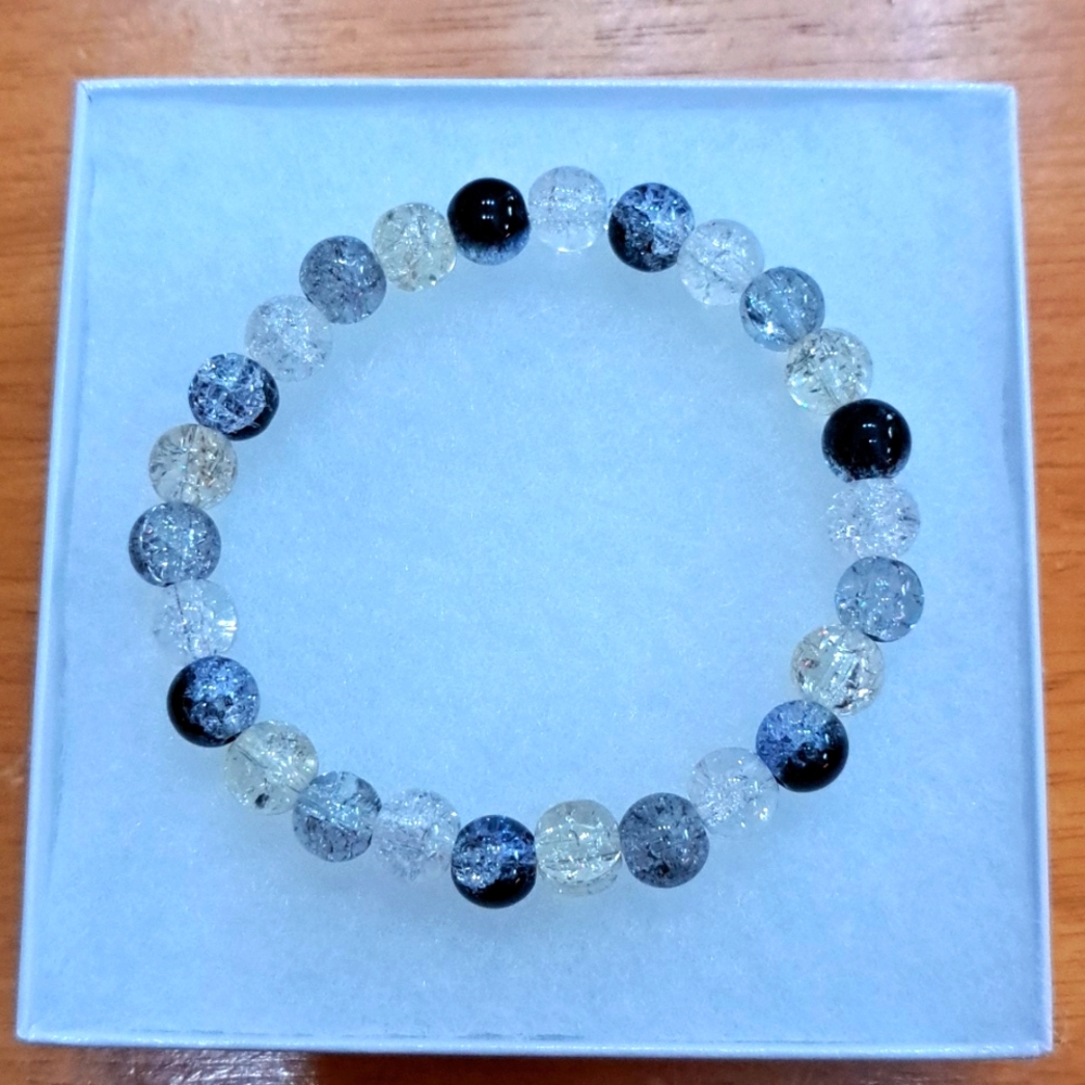 Moon Rock Murano Crystal Bracelet